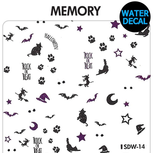 [MEMORY]메모리 워터데칼 네일 스티커 SDW-14