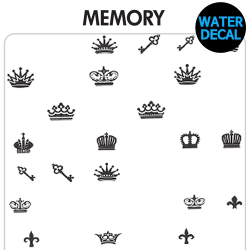 [MEMORY]메모리 워터데칼 네일 스티커 SDW-13