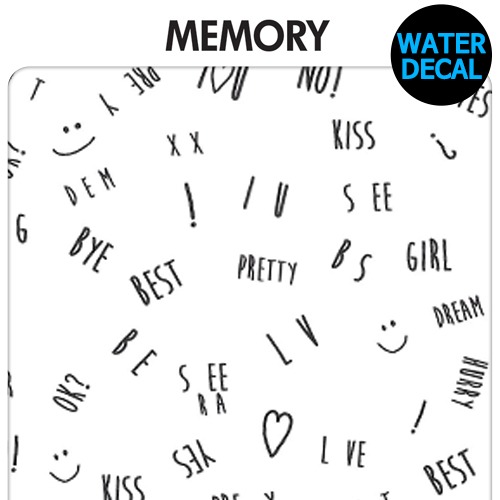[MEMORY]메모리 워터데칼 네일 스티커 SDW-18