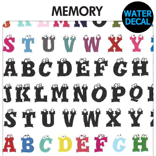 [MEMORY]메모리 워터데칼 네일 스티커 SDW-11