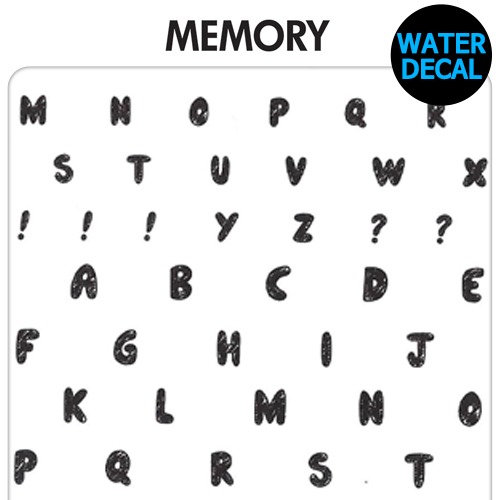 [MEMORY]메모리 워터데칼 네일 스티커 SDW-19