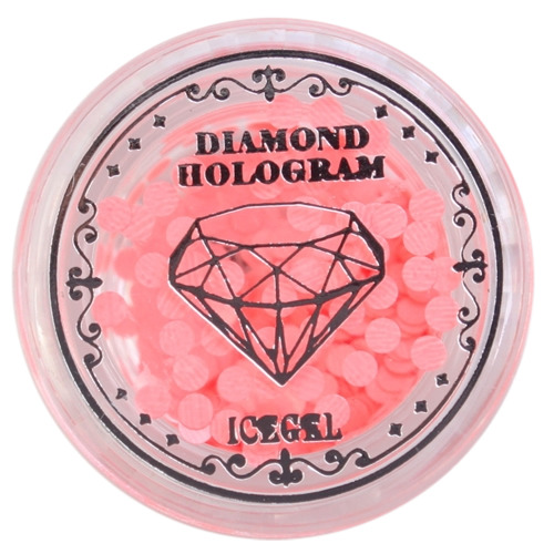 아이스젤 다이아몬드 홀로그램DH-12 형광피치