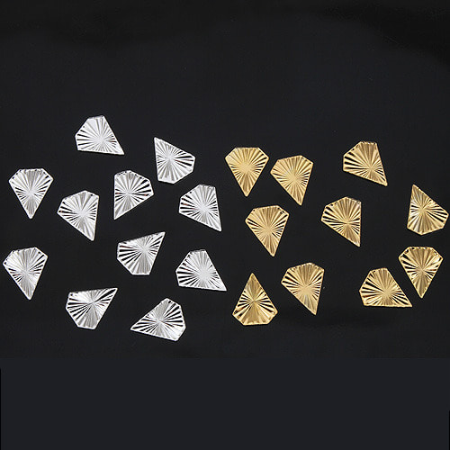 [GDC787] 네일아트파츠 납작한 빗살무늬 다이아몬드 파츠_2가지(선택)